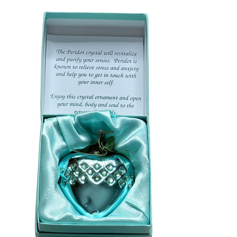 AVON Wellness Peridot Crystal Ornament